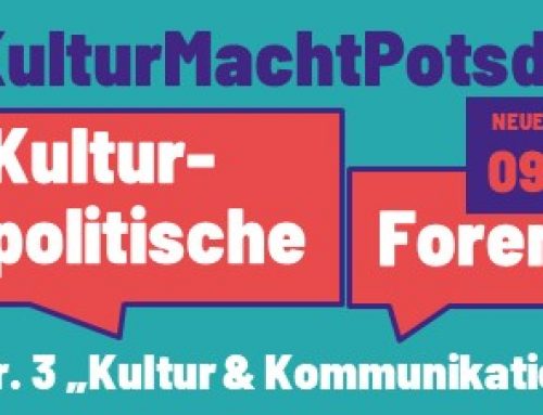 Neuer Termin: 3. Kulturpolitisches Forum am 09.05.